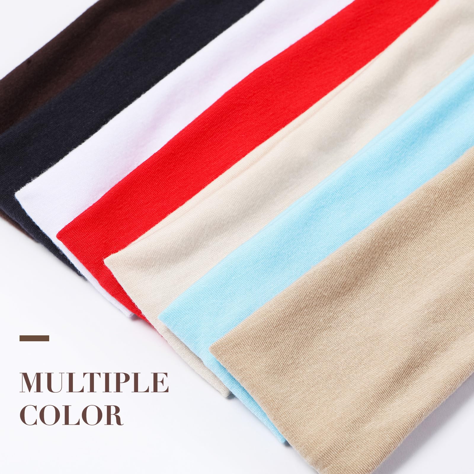 Arohecx elastic non-slip headbands stay in place during activity
