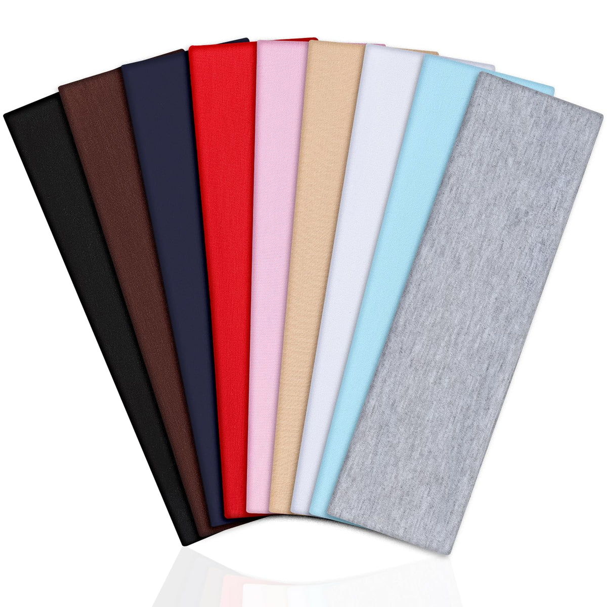 Arohecx 9-pack headbands non-slip collection for versatile workouts