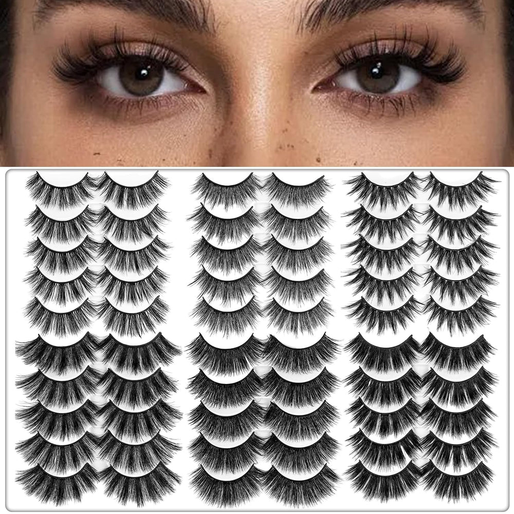 AROIC 30-pairs lashes kit packaging for premium daily wear.