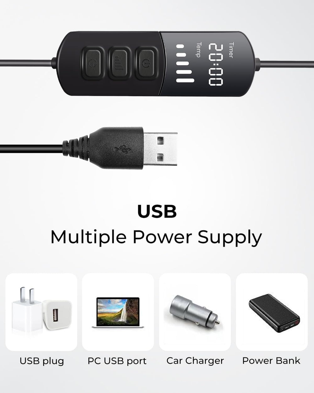 Aroma Season product with USB cable and box, ready for daily use