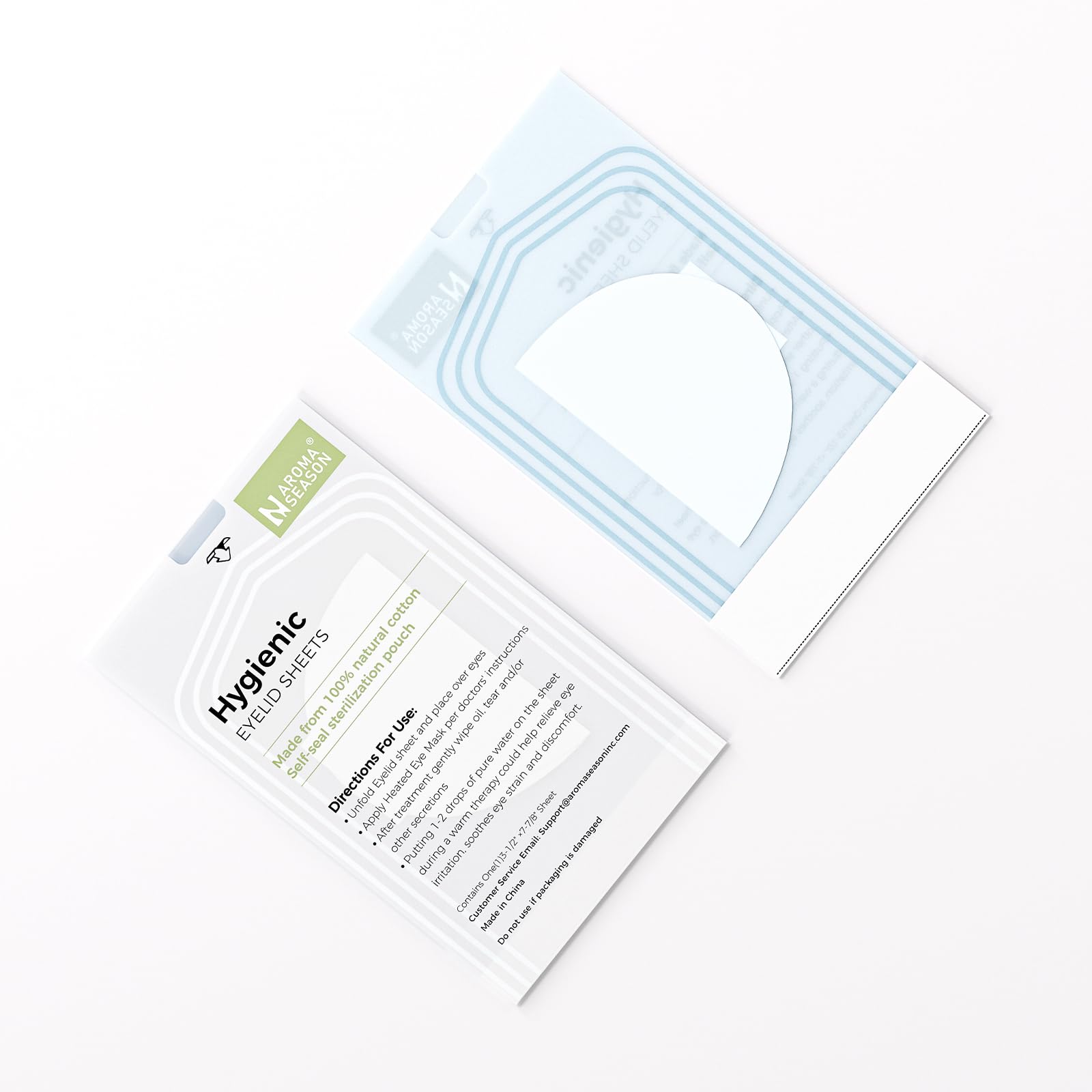 Diseño contorneado de Aroma Season para un ajuste cómodo en ojos.