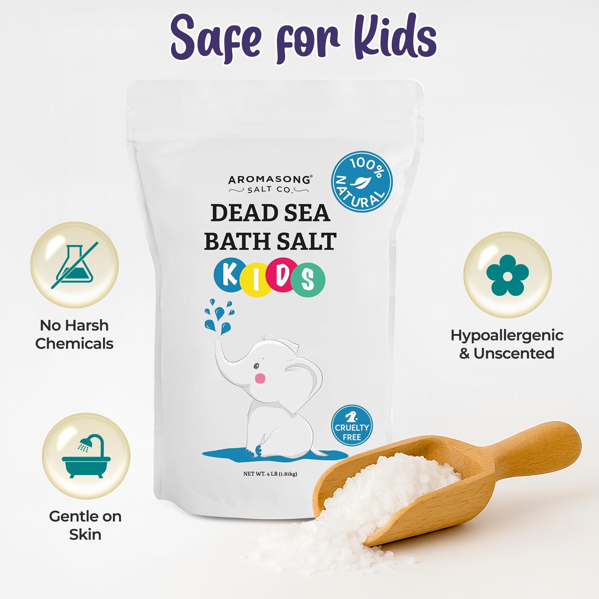 Aromasong sal de mar para niños, experiencia sensorial relajante en casa.
