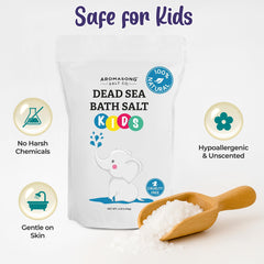 Aromasong sal de mar para niños, experiencia sensorial relajante en casa.