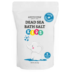 Aromasong sal de mar para niños en grano fino, ideal para baños suaves.