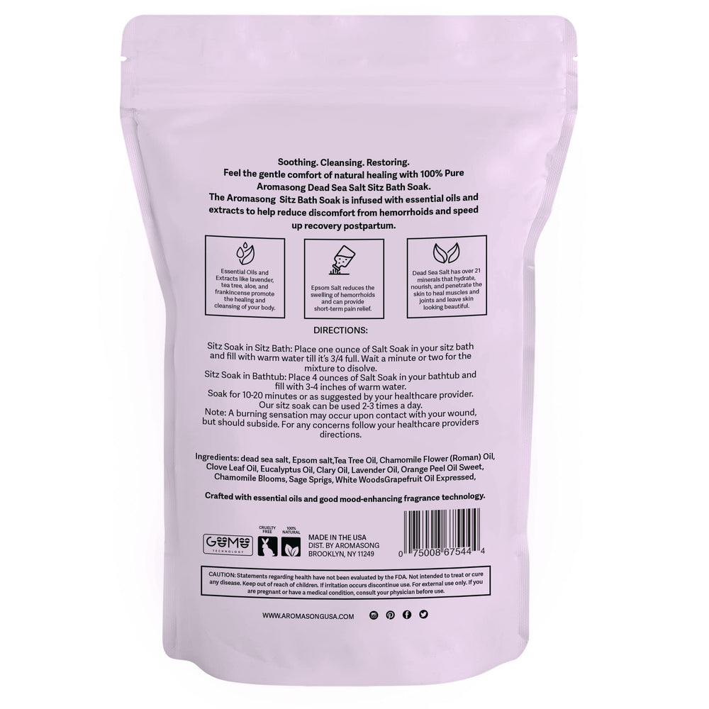 Aromasong Sitz Bath: uso en casa para recuperación posparto cómoda.