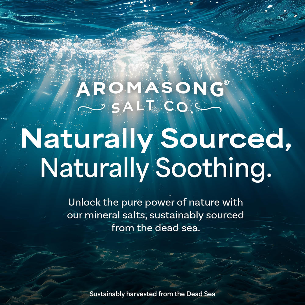 Aromasong unscented bath salt ideal for fragrance-free routines