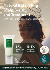 AROMATICA aceite de romero, aroma terapéutico y cuidado del cuero cabelludo.