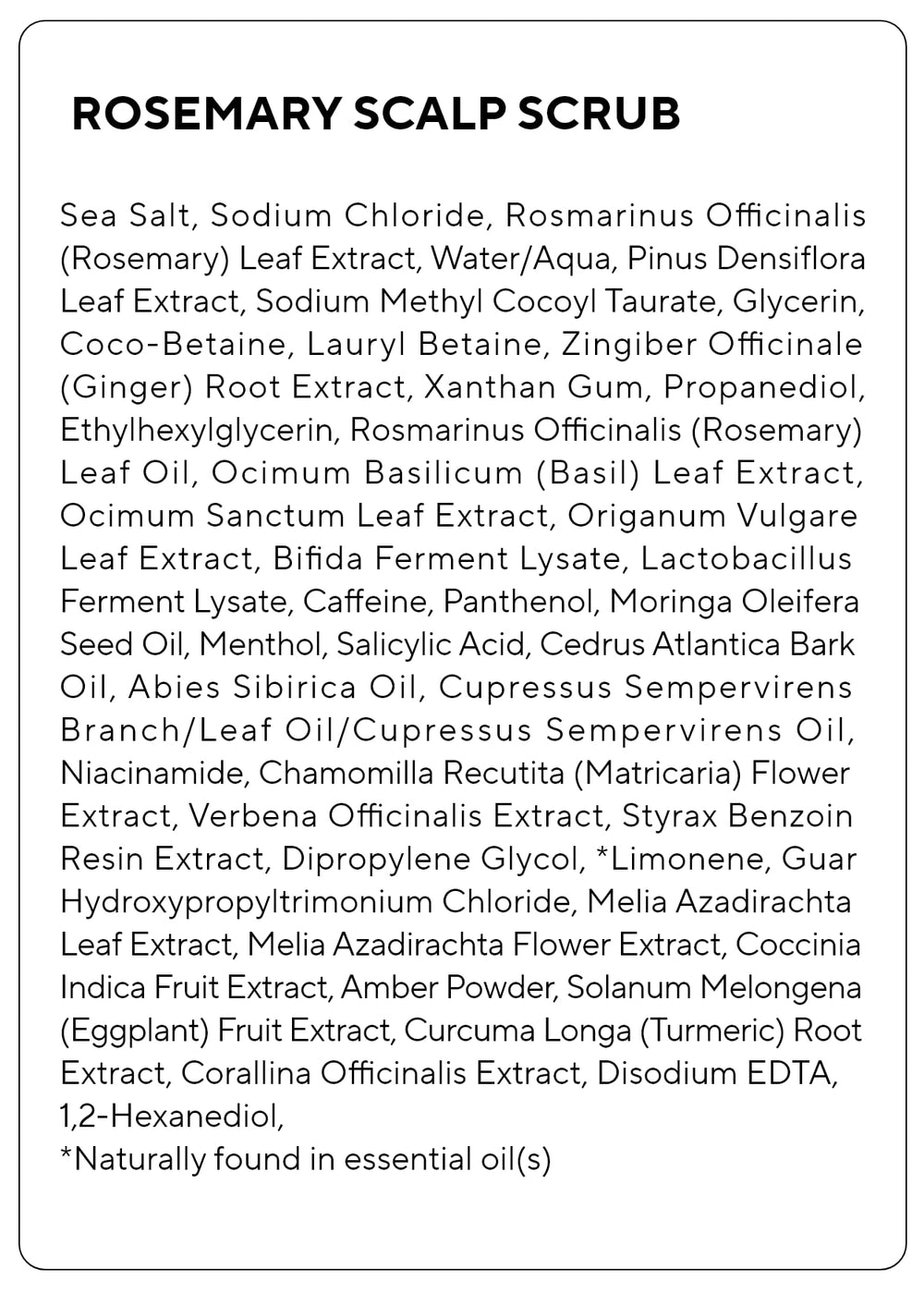 AROMATICA cuidado capilar tras uso, cuero cabelludo ligero.
