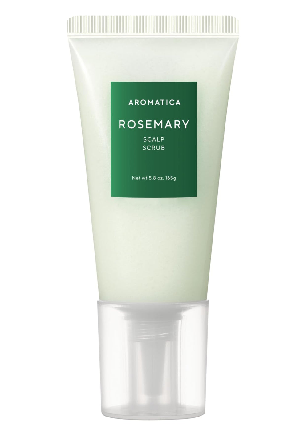 AROMATICA exfoliante para cuero cabelludo con romero, limpieza suave de residuos.