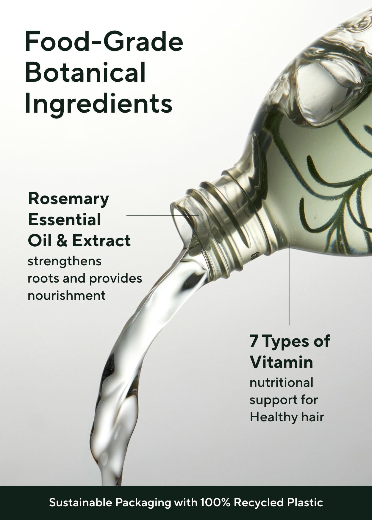AROMATICA Potenciador de Raíces muestra la textura hidratante del spray para cabello.