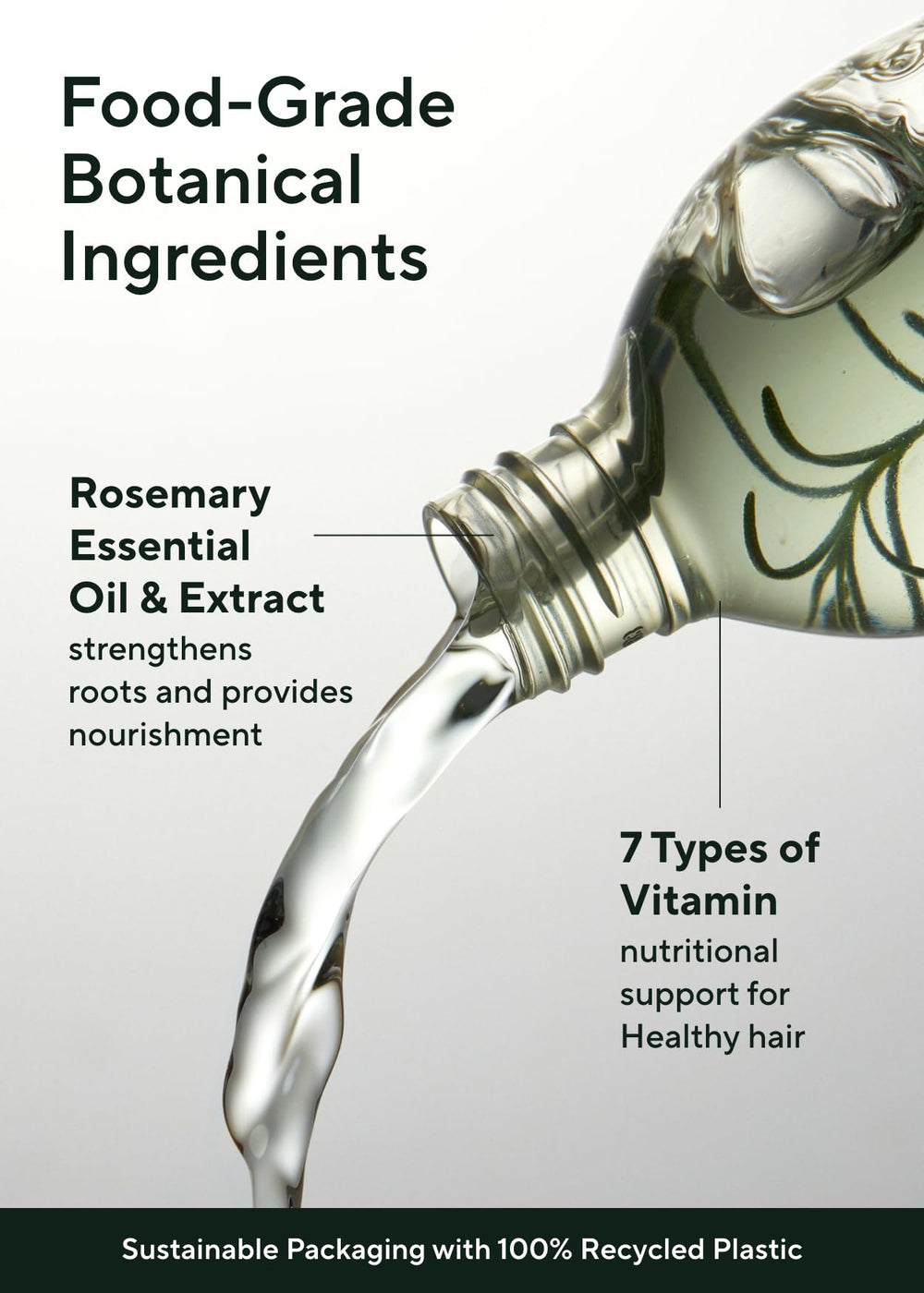 AROMATICA Potenciador de Raíces muestra la textura hidratante del spray para cabello.