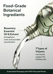 AROMATICA Potenciador de Raíces muestra la textura hidratante del spray para cabello.