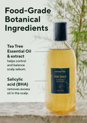 AROMATICA tea tree oil highlights natural freshness for scalp balance