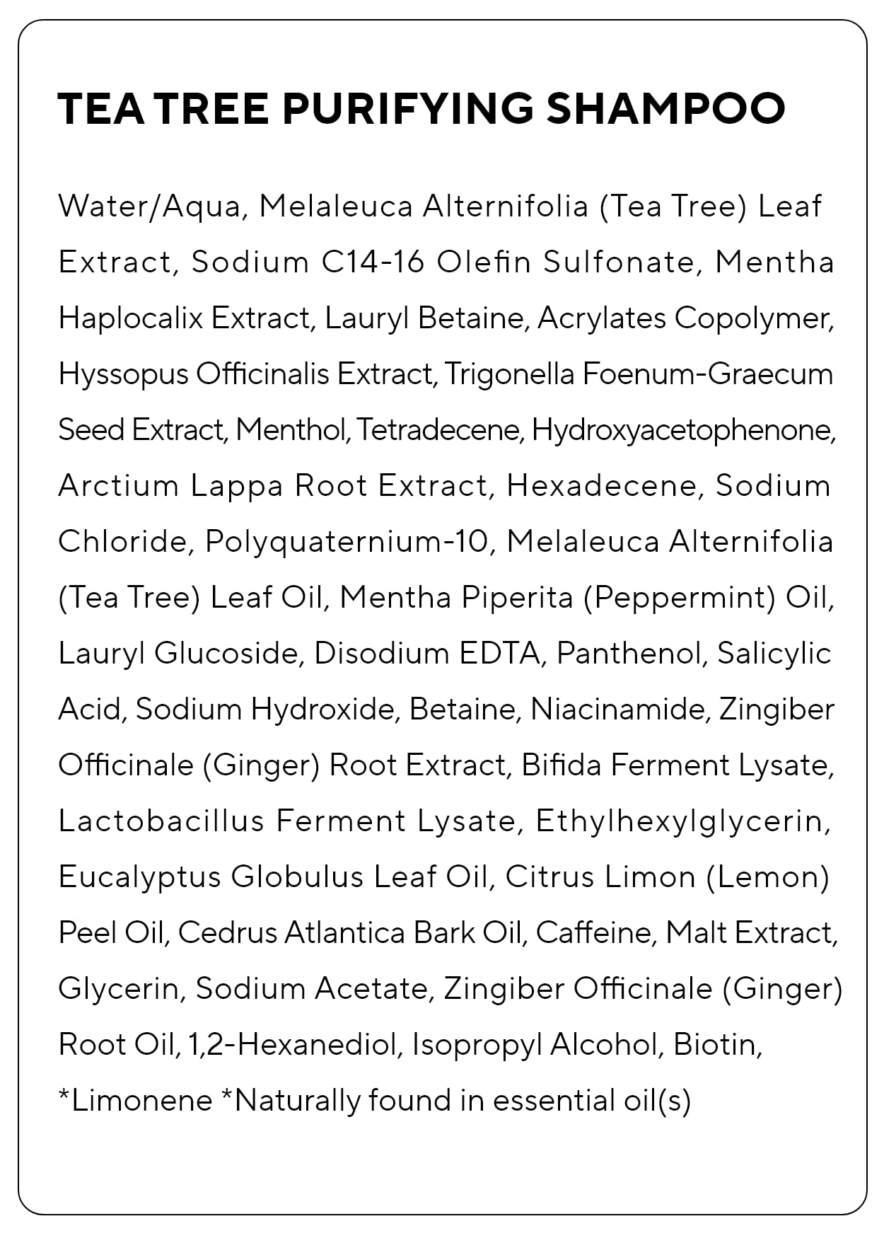 AROMATICA vegan formula supports clean hair without harsh additives