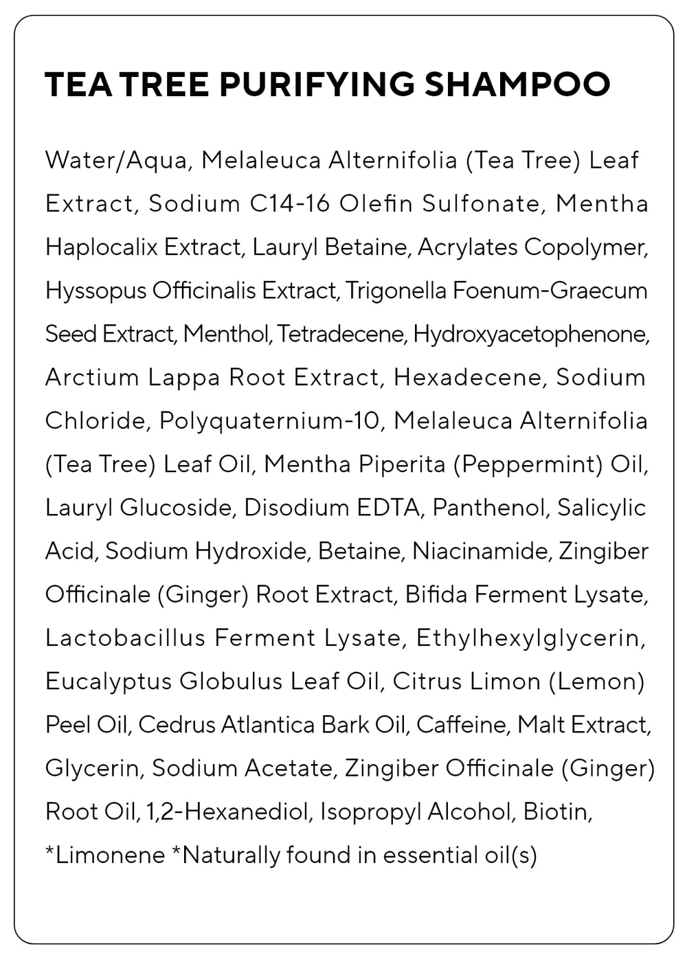 AROMATICA vegan formula supports clean hair without harsh additives