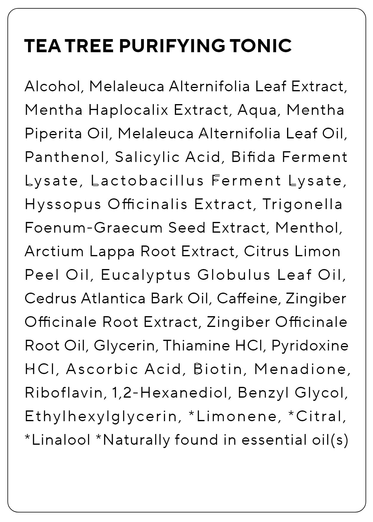 Uso diario recomendado para cabello sano con AROMATICA Tea Tree Purifying Tonic.