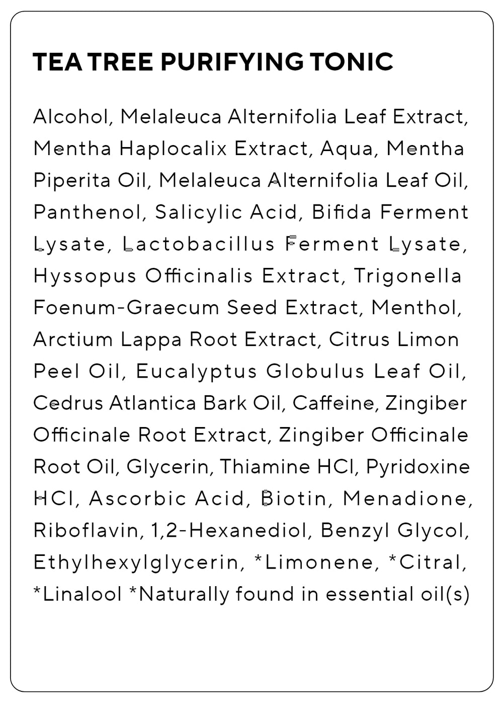 Uso diario recomendado para cabello sano con AROMATICA Tea Tree Purifying Tonic.