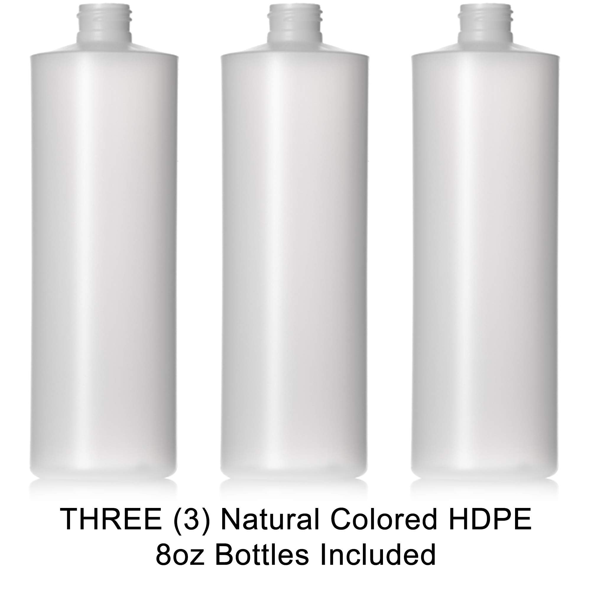 Aromine 8oz bottle with flip-top squirt cap for mess-free dispensing