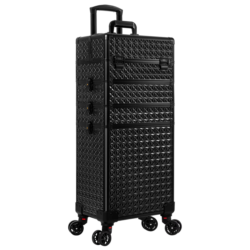 AROUS rolling train case detachable drawers organized for customized setups