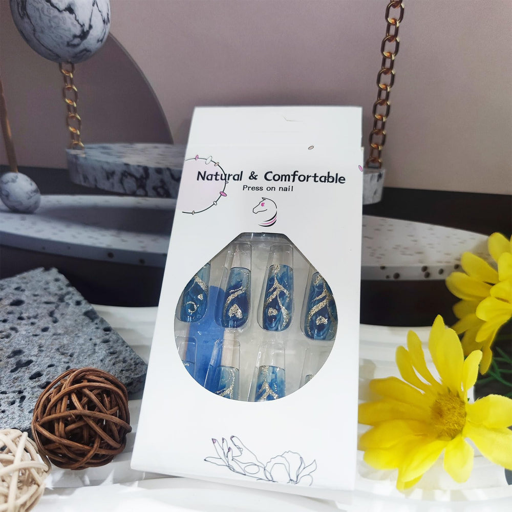 AROVFAM coquette-style press-on nails delivering salon vibes at home