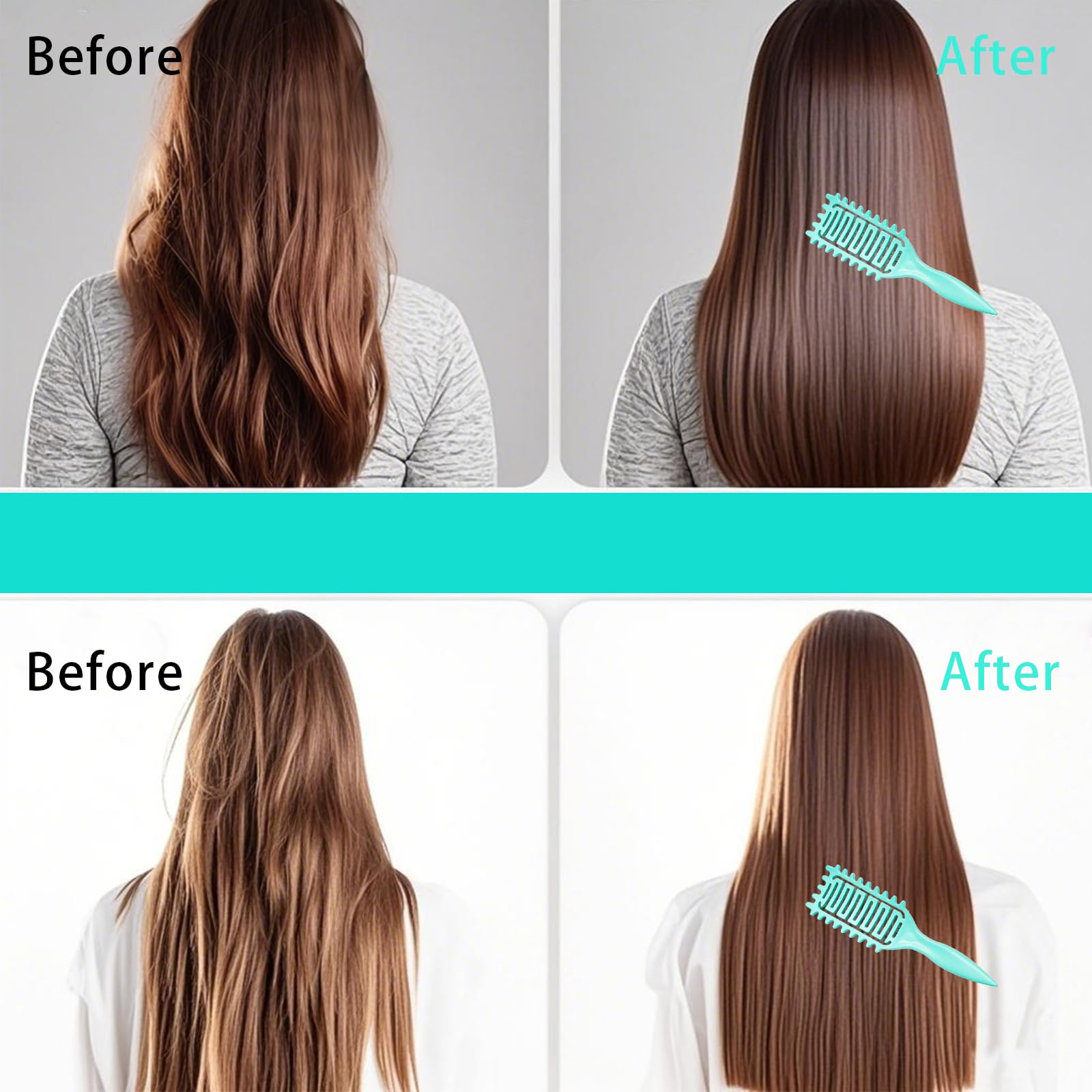 ARO X MATI hair brush can apply products, detangle, and define curls