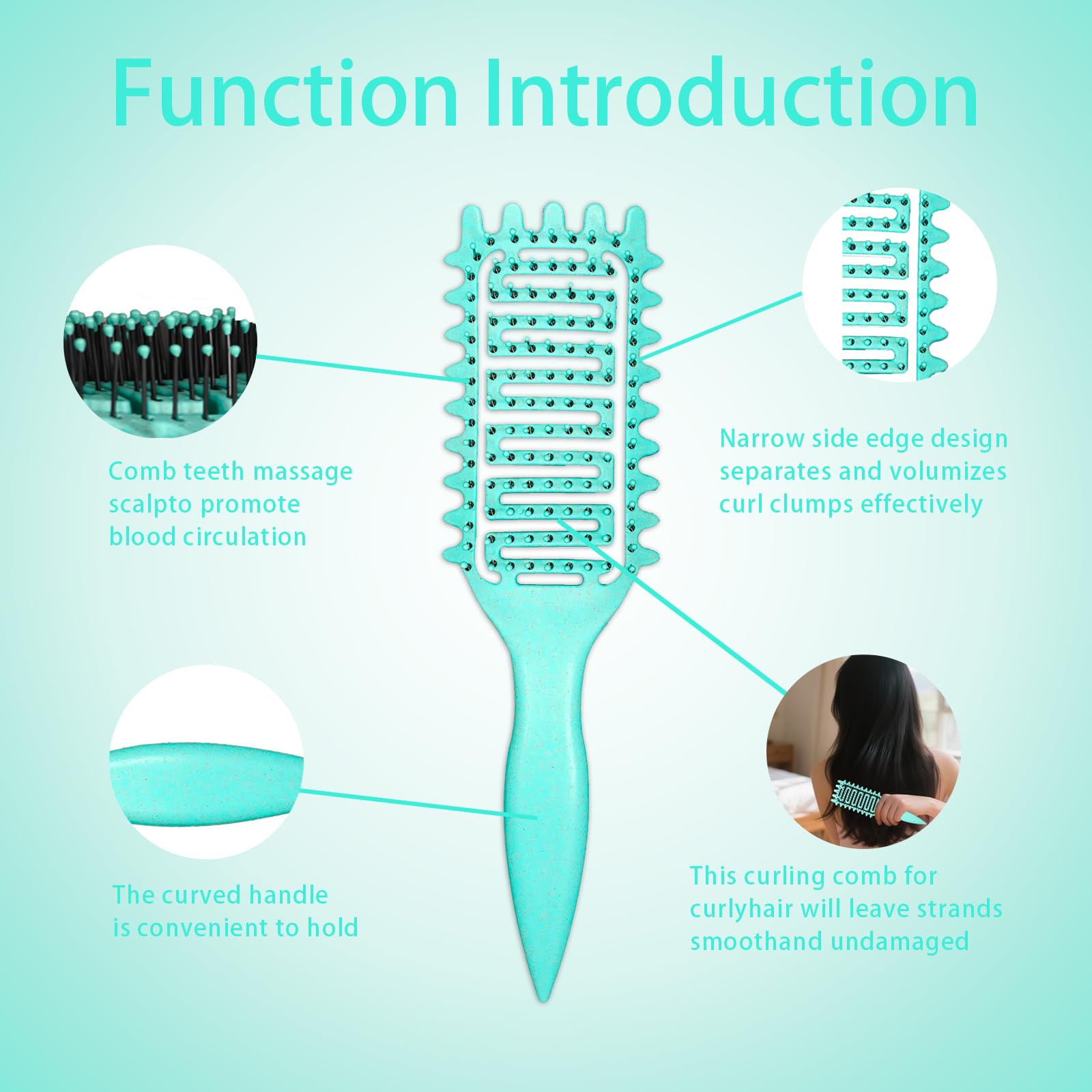 ARO X MATI vented design promotes airflow for faster drying and less frizz