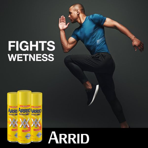 Arrid XX Extra Dry underarm usage illustration emphasizing all-day freshness