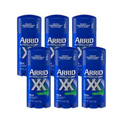 Arrid XX Solid Ultra Fresh en empaque de 6 para uso diario.
