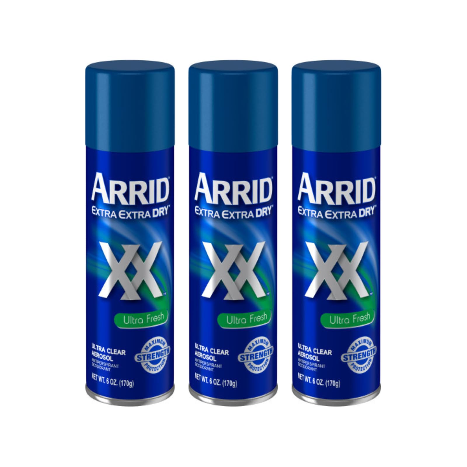 Arrid XX Ultra Clear desodorante en botella, protección duradera para todo el día.