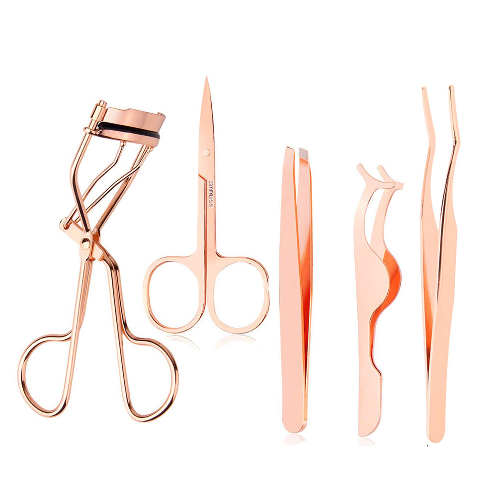 Arroyner Rose Golden false eyelash clip for quick lash application