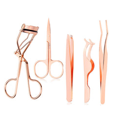 Arroyner Rose Golden false eyelash clip for quick lash application