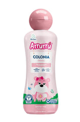 Arrurru Naturals Colonia Original Pink bottle front with gentle citrus-floral aroma for babies.
