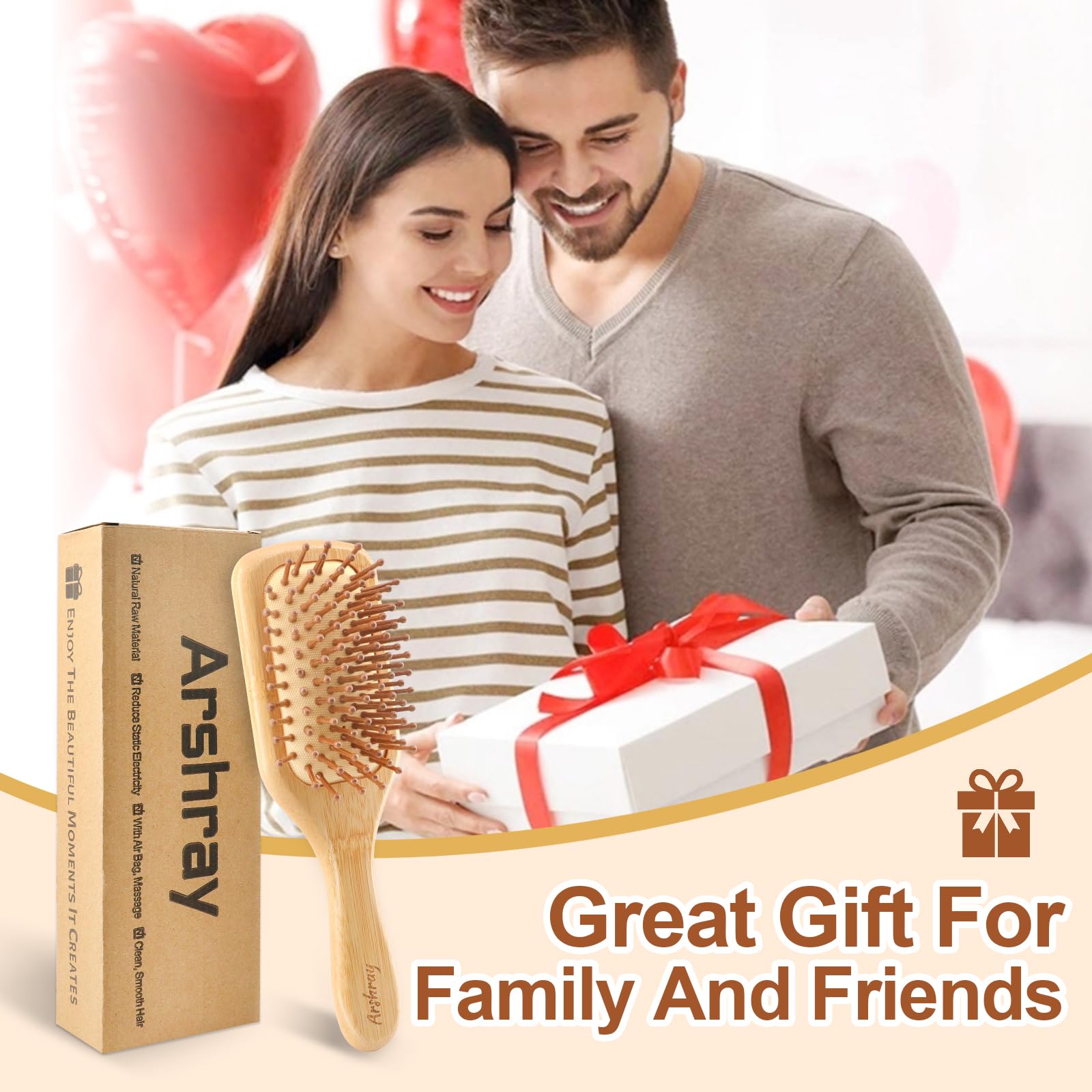 Arshray scalp-friendly design may promote comfortable scalp circulation.