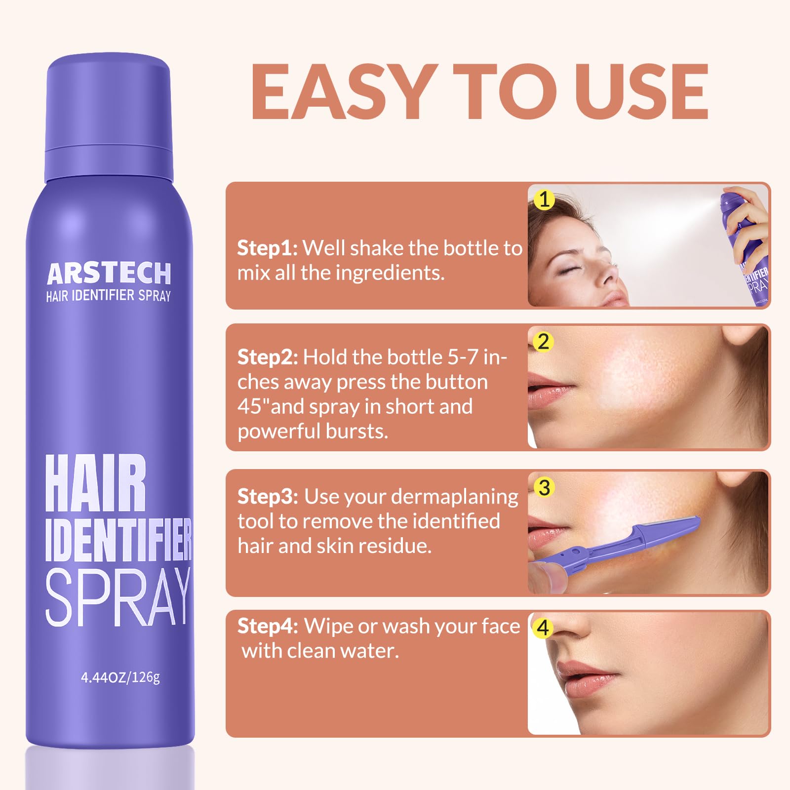 Arstech Foldable Travel Shaver demonstrates portable design for on-the-go touch-ups.