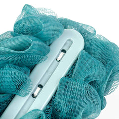 Arswin shower-brush blue storage design for easy hanging and quick drying.