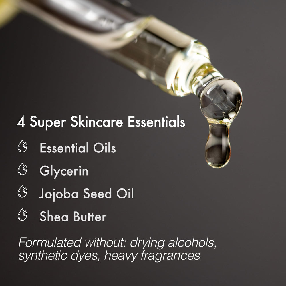 The Art of Shaving balm being applied for hydration.