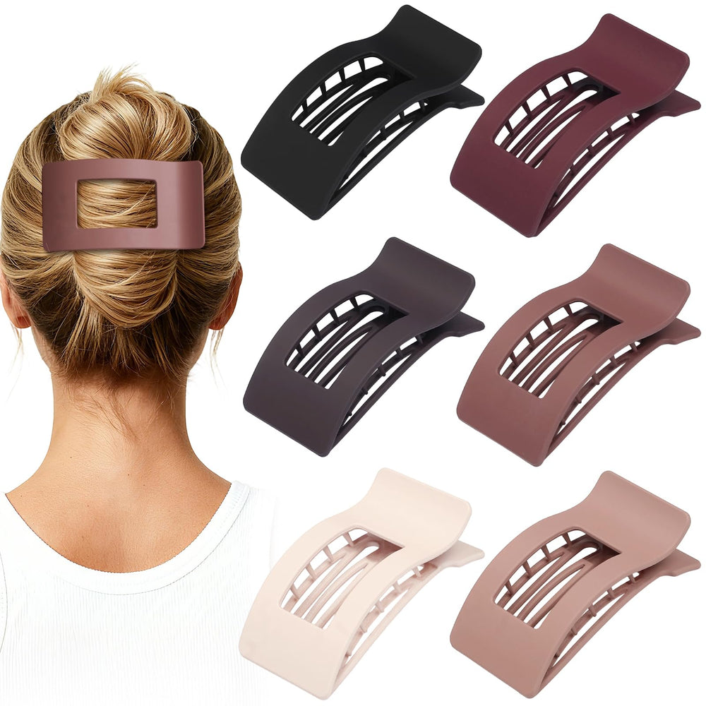 Pinza plana mate Artchita en seis colores, ideal para combinar con cualquier estilo