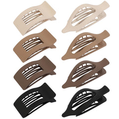 Artchita square flat hair clip brown for minimalist style and reliable grip.