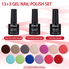 Artdone base coat enhances adhesion for durable gel nails.