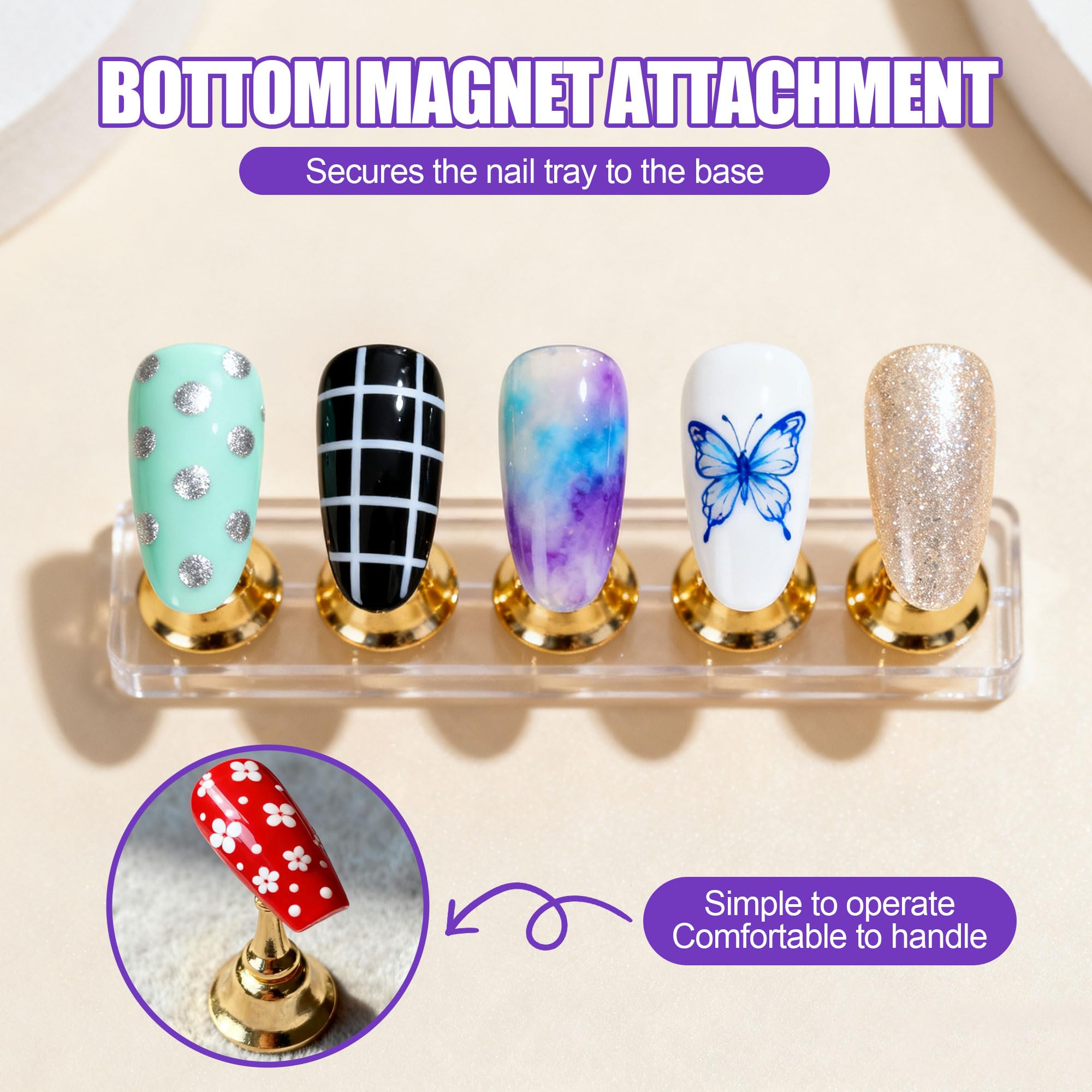 Artdone brushes holder with tweezers for organized tool setup