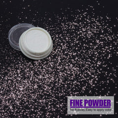 Artdone Chrome Nail Powder base negro, dramatiza colores con efecto espejo.