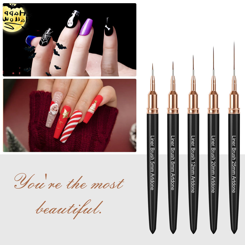 Artdone compatible with regular polish and acrylic to expand design options.