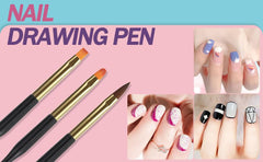 Artdone double-ended nail art brushes for versatile strokes