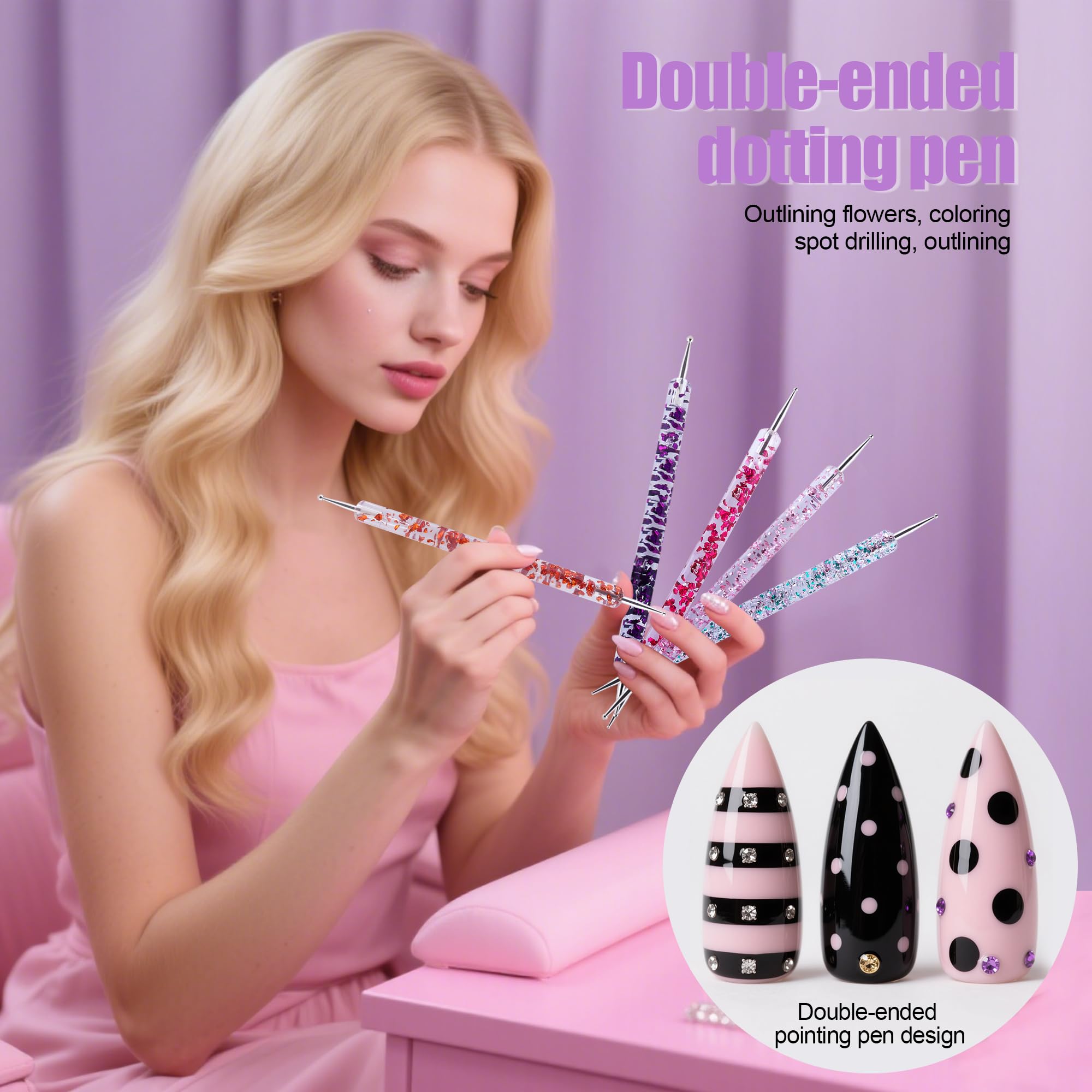 Artdone home diy nail art kit inspires creative salon-like results