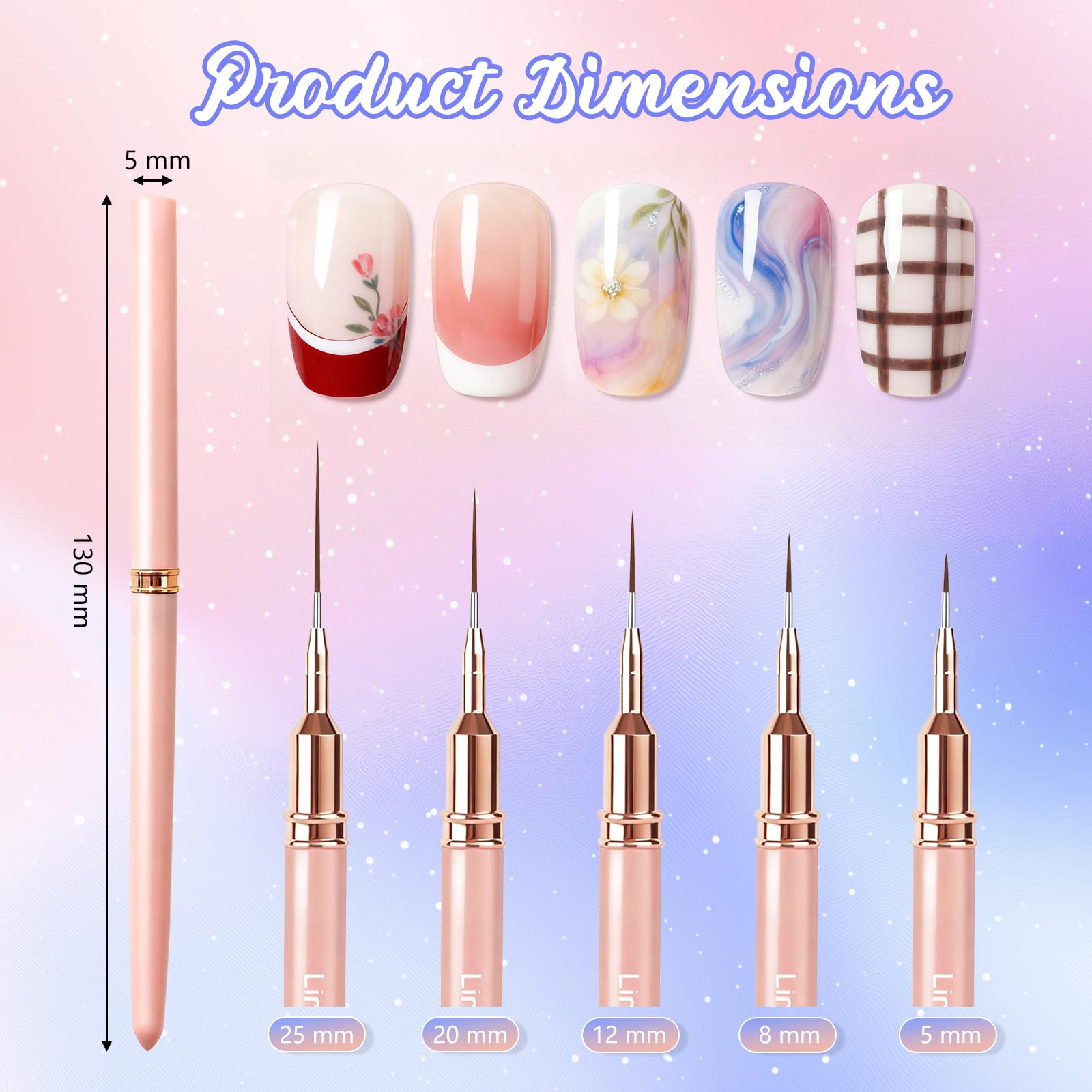 Artdone nail art palette with protective film keeps colors ready for blending