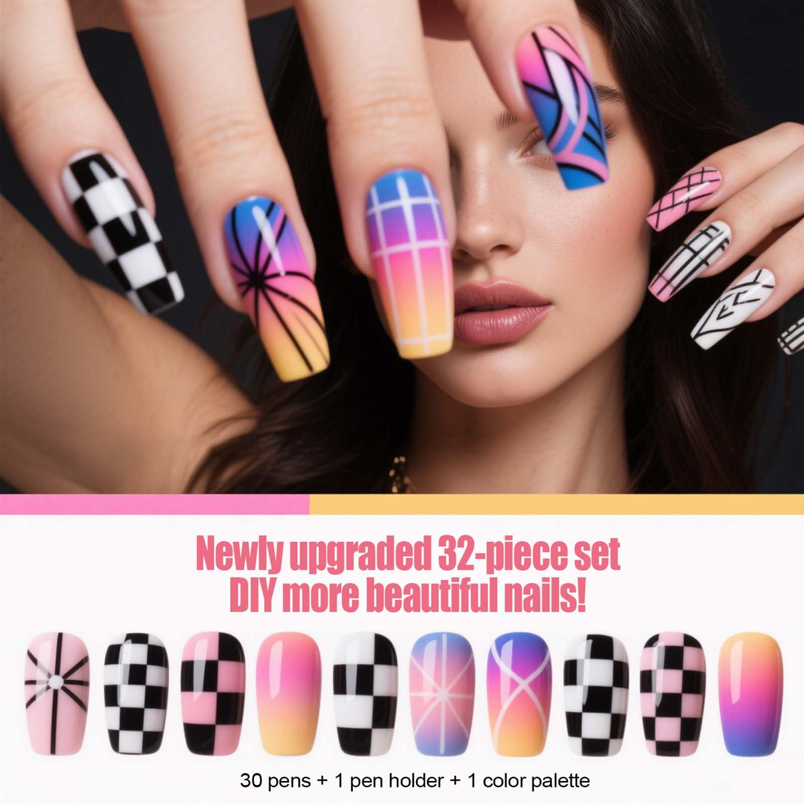 Artdone liner pens provide smooth curves for delicate designs