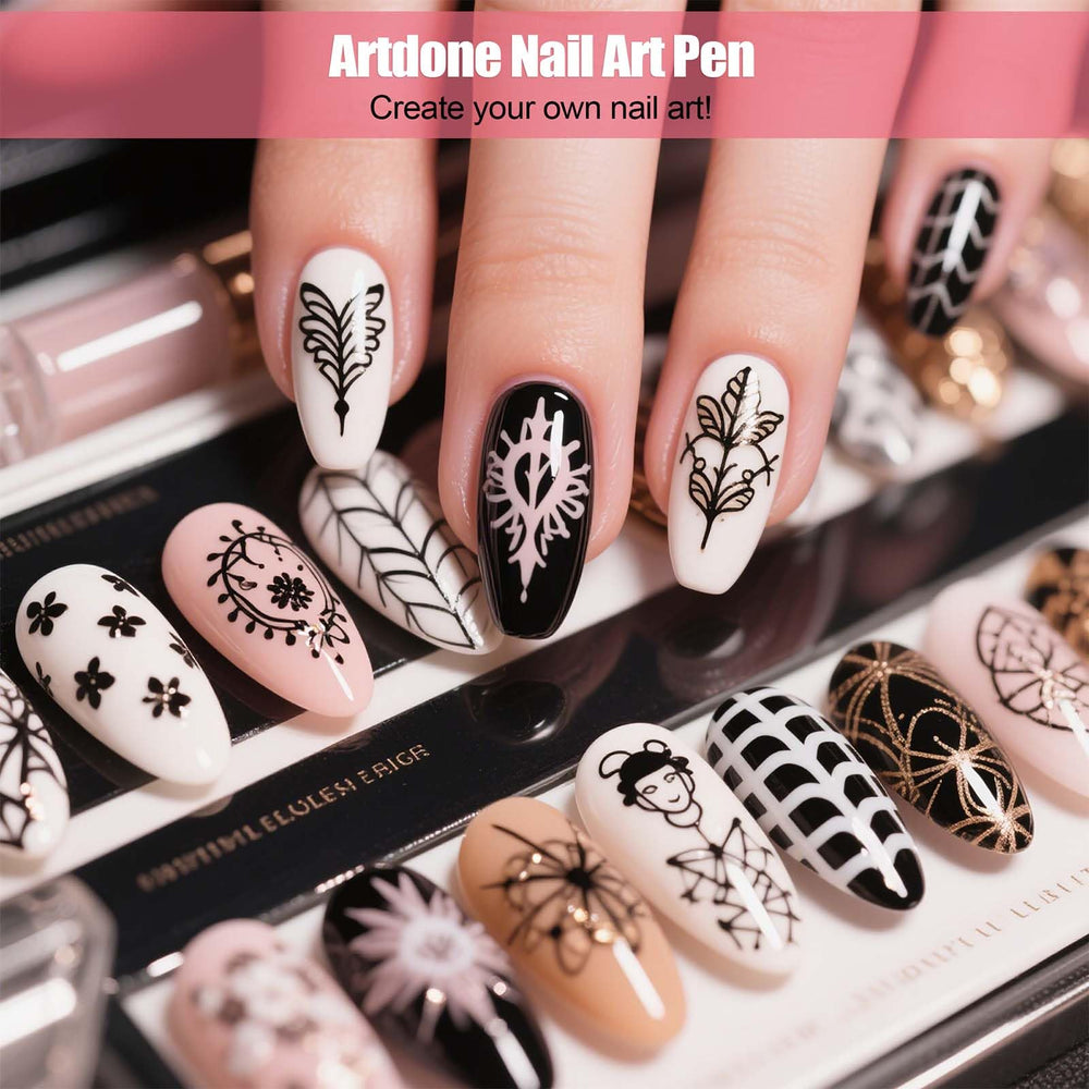 Artdone nail art usage image shows pro-grade tools in action
