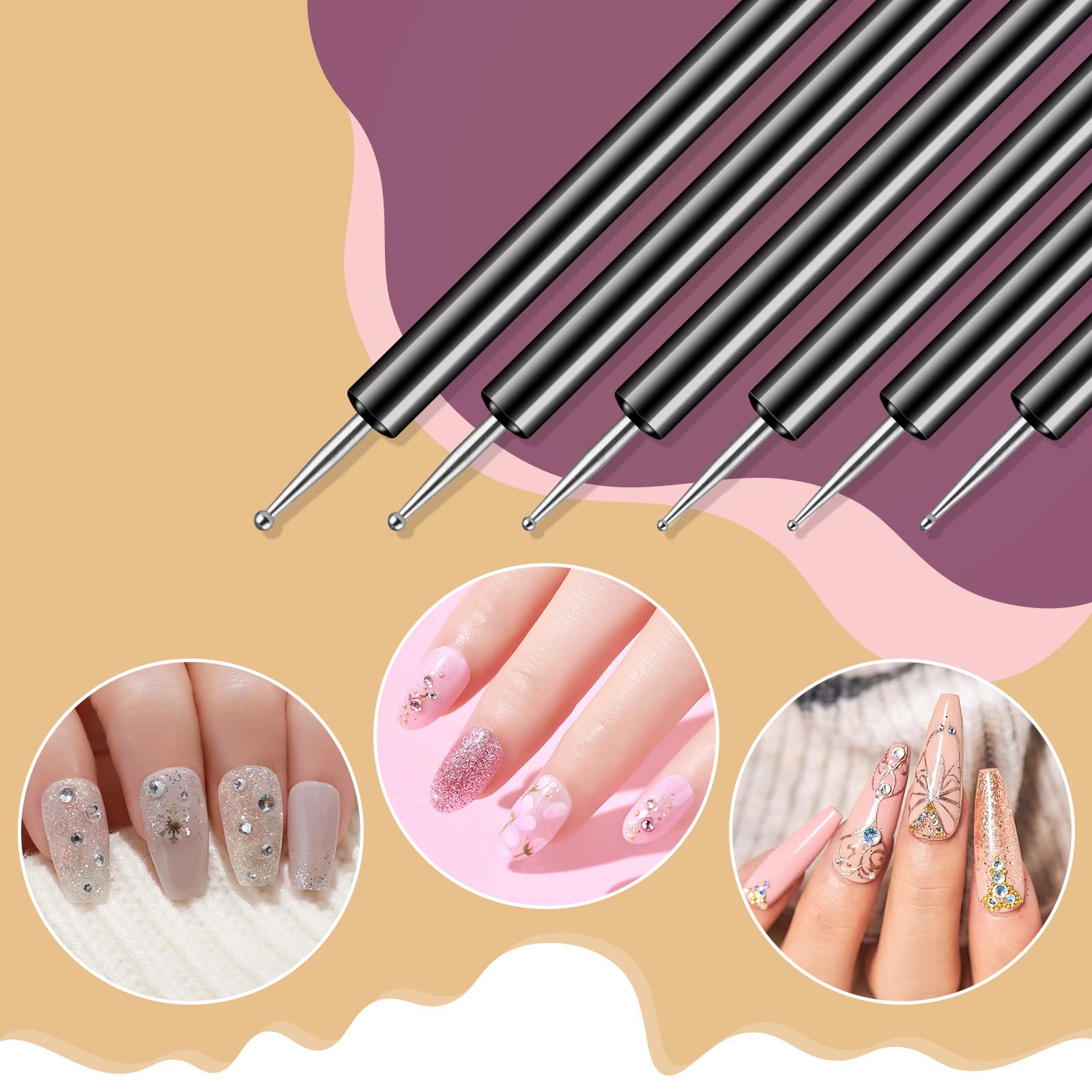 Artdone bristled brush tips deliver smooth lines and elegant patterns.