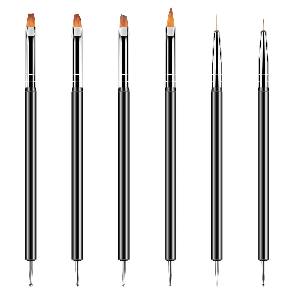 Artdone double-ended brush tips for precise nail art detailing.