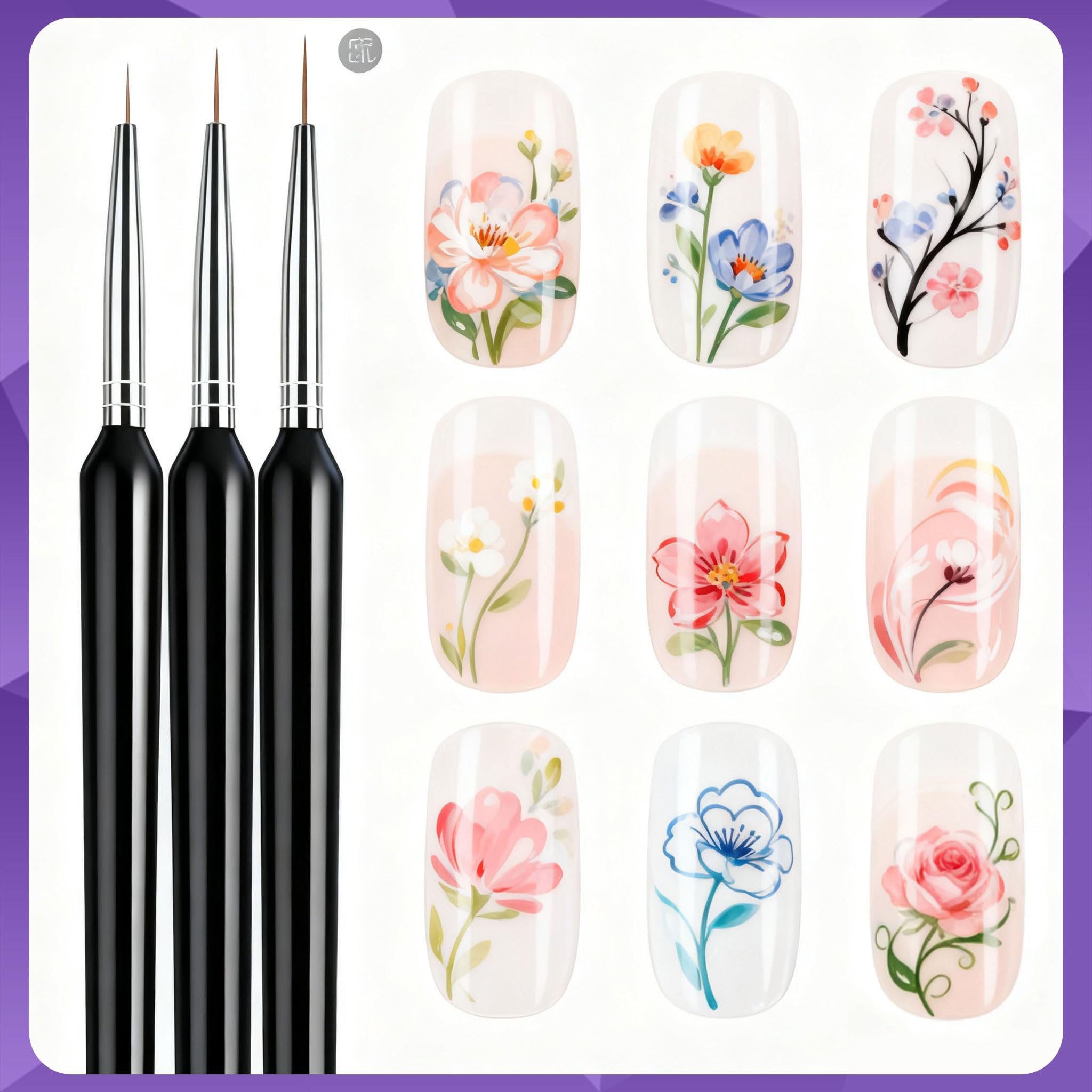 Artdone nail palette for mixing colors and nail art planning